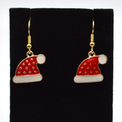 Santa Hat Earrings - image2